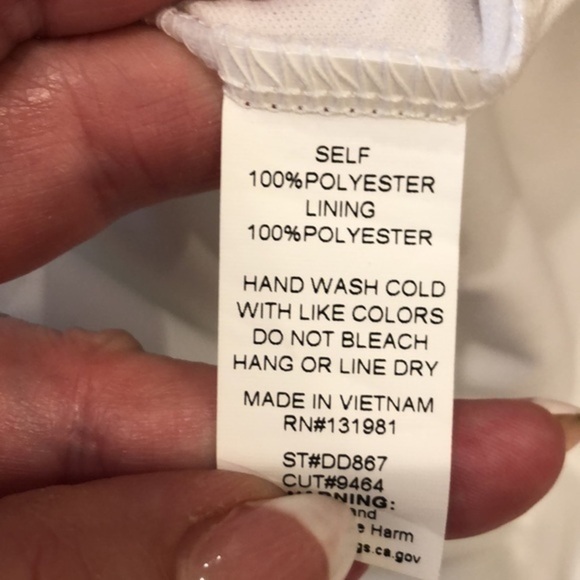 Naïf  Anthropologie white button front midi dress - Picture 9 of 12